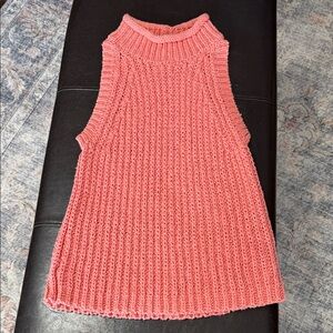 Moth Coral Knit Tank Top